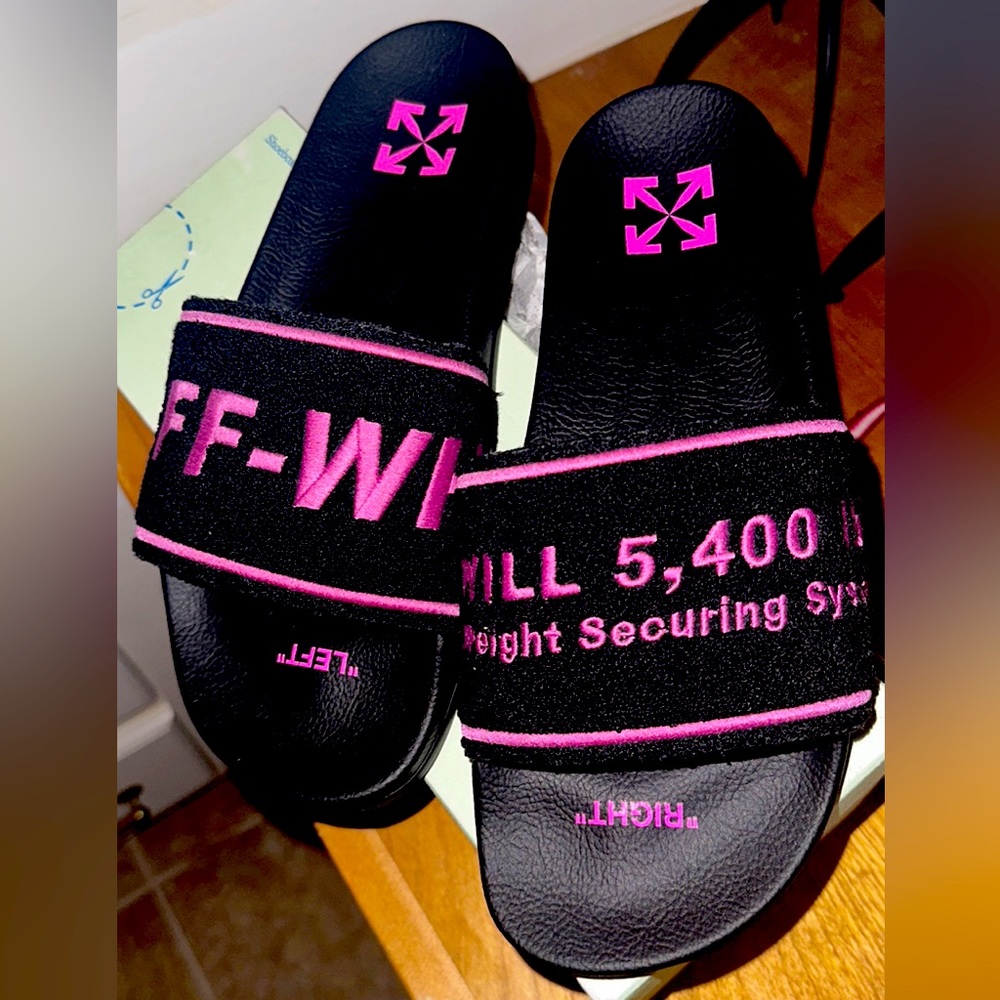 Brand new OFF white slides